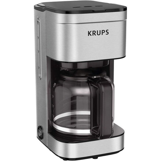 Macchina per caffè americano da 10 tazze, display digitale, finitura in acciaio inossidabile, timer programmabile, spegnimento automatico