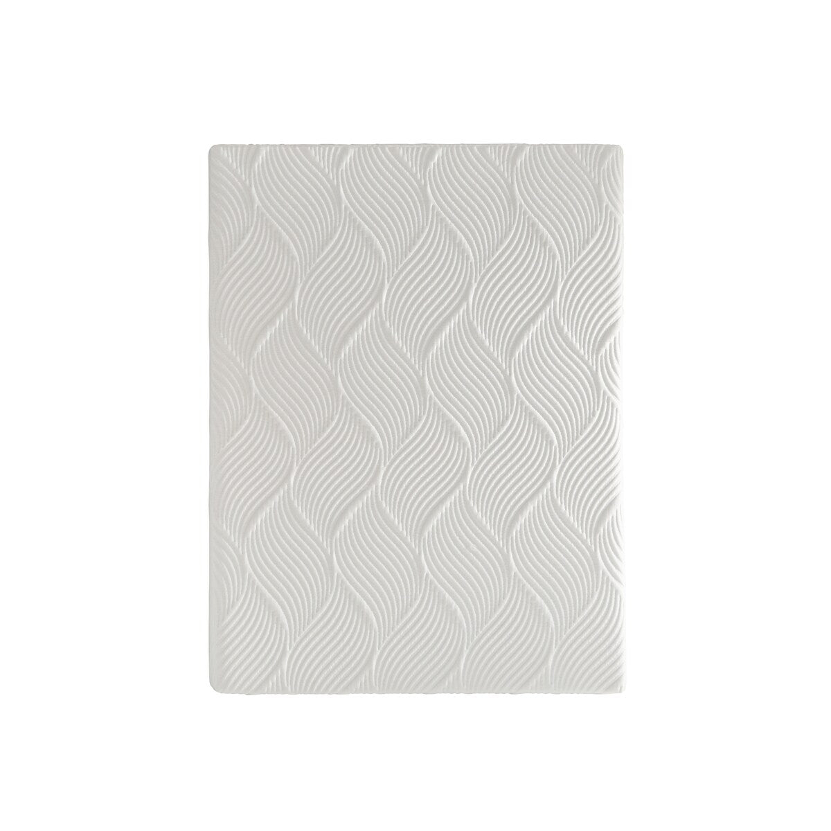 Materasso in memory foam con infusione di gel per letto king size California da 10 pollici, rigido, bianco, materasso in una scatola