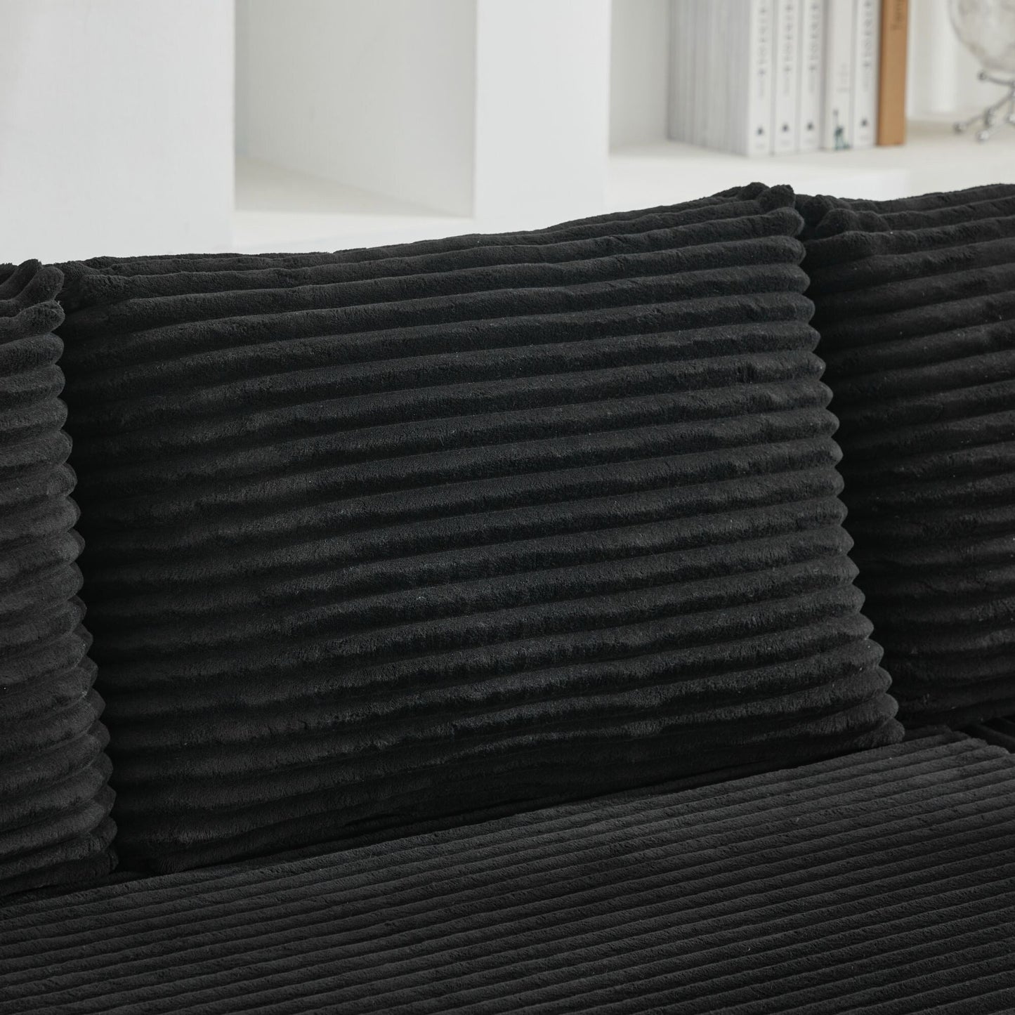 Divano componibile 106 Cloud con doppia chaise longue, divano modulare moderno con seduta profonda per soggiorno, non richiede montaggio