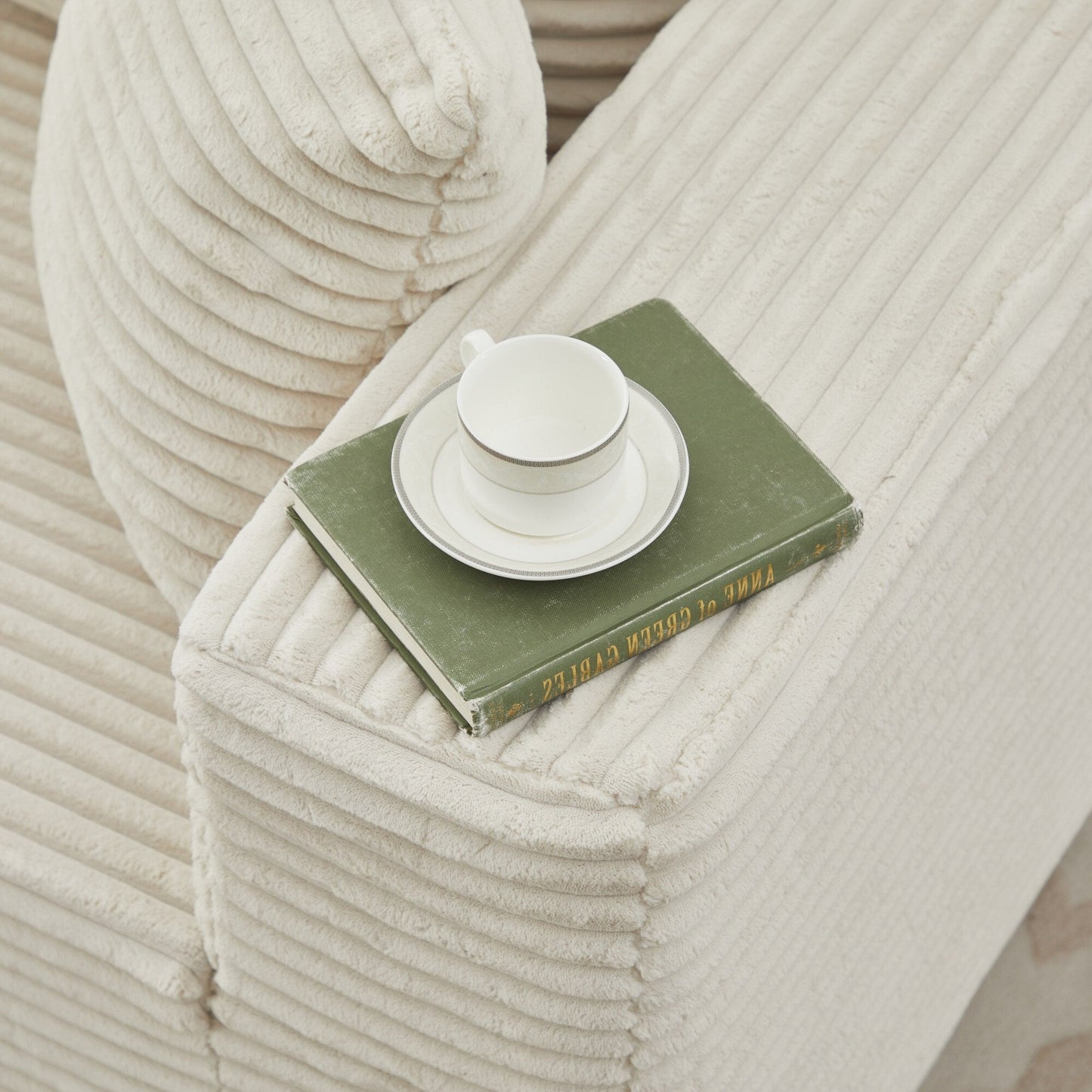 Divano componibile 106 Cloud a forma di L con chaise longue rivolta a sinistra, divano modulare moderno con seduta profonda per soggiorno, non richiede montaggio