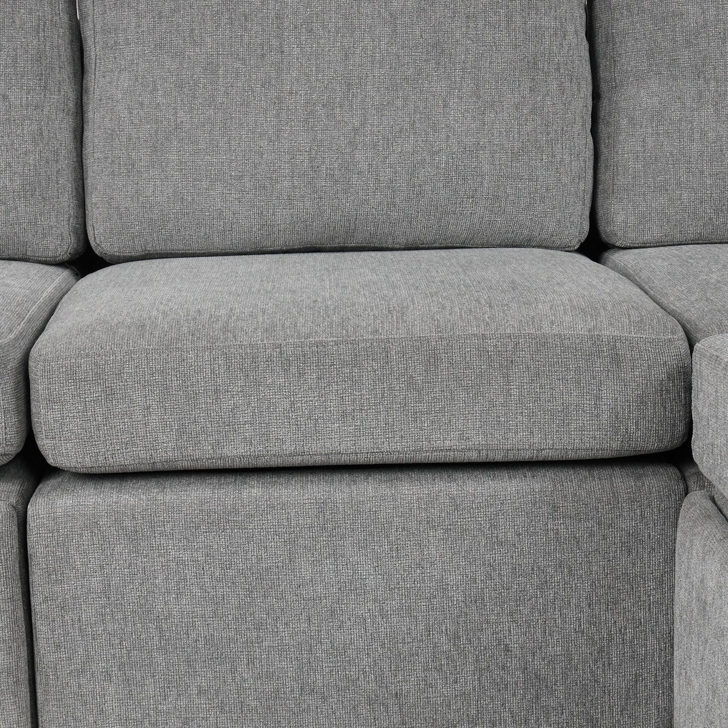 Divano componibile modulare a forma di U da 108 pollici con divano letto estraibile, porte USB e doppio portabicchieri per soggiorno