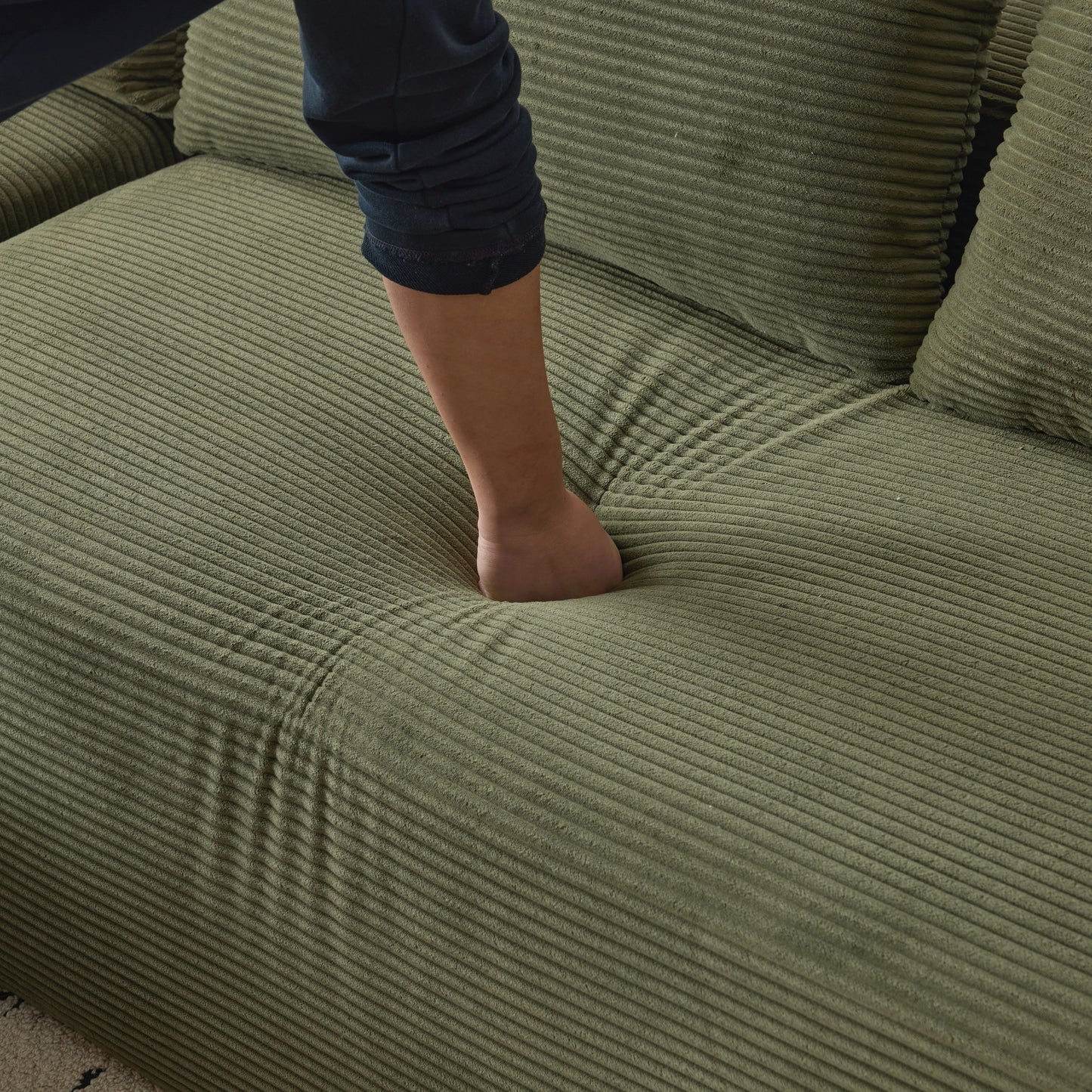 Divano modulare extra profondo 108X68 pollici