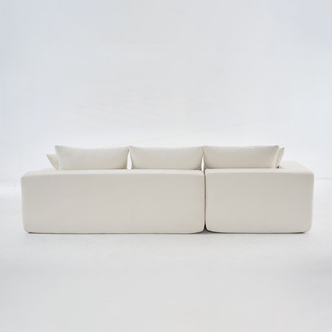 Divano modulare extra profondo 108X68 pollici