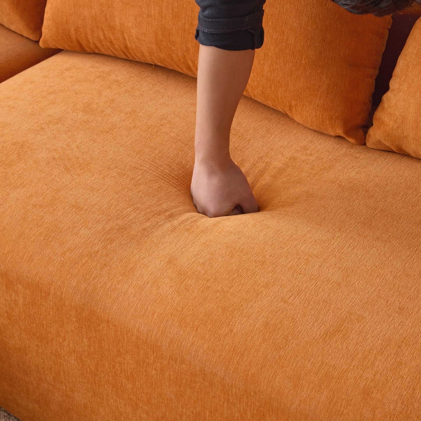 Divano modulare extra profondo 108X68 pollici