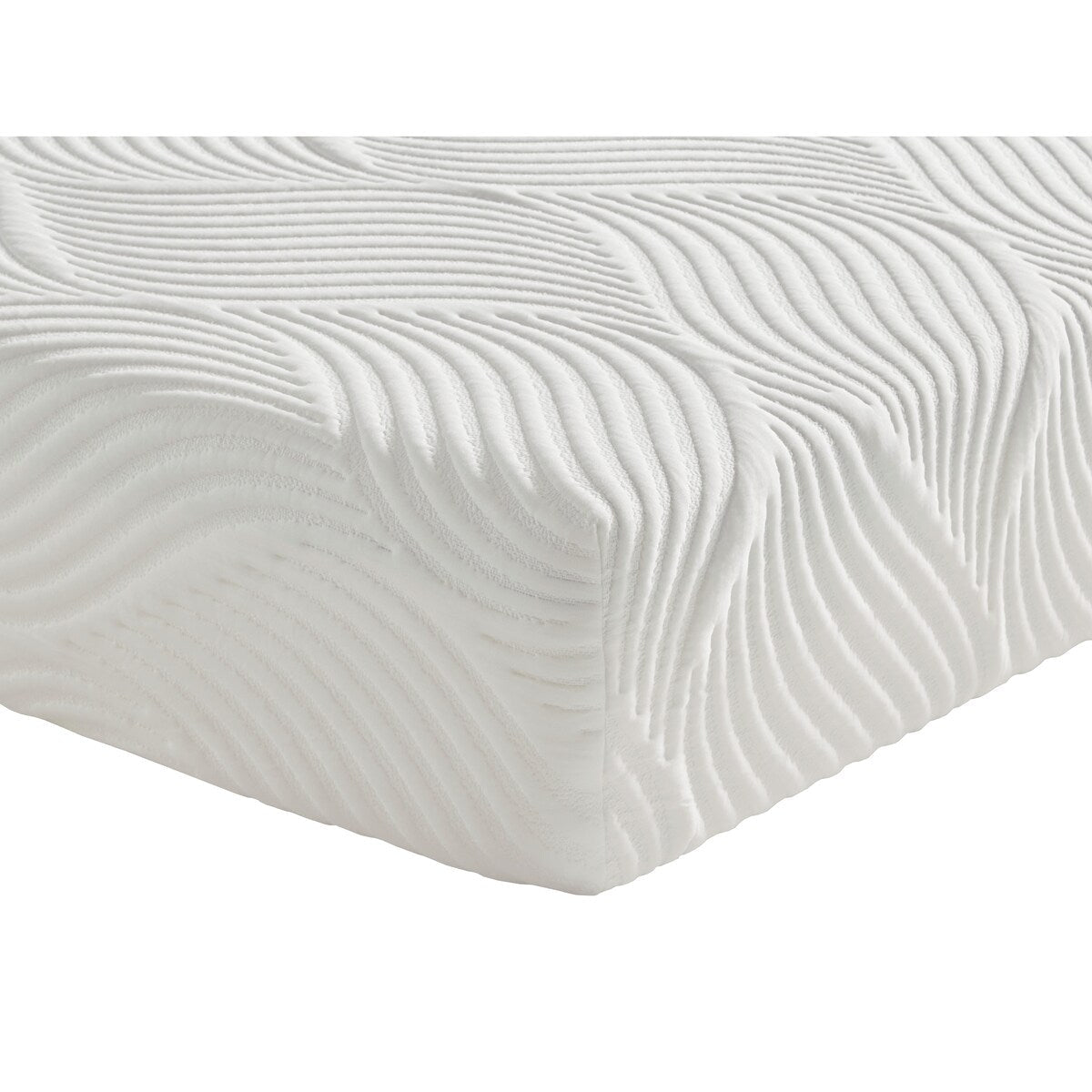 Materasso Queen Size traspirante in memory foam Cool Gel, bianco, materasso in scatola, materasso comfort
