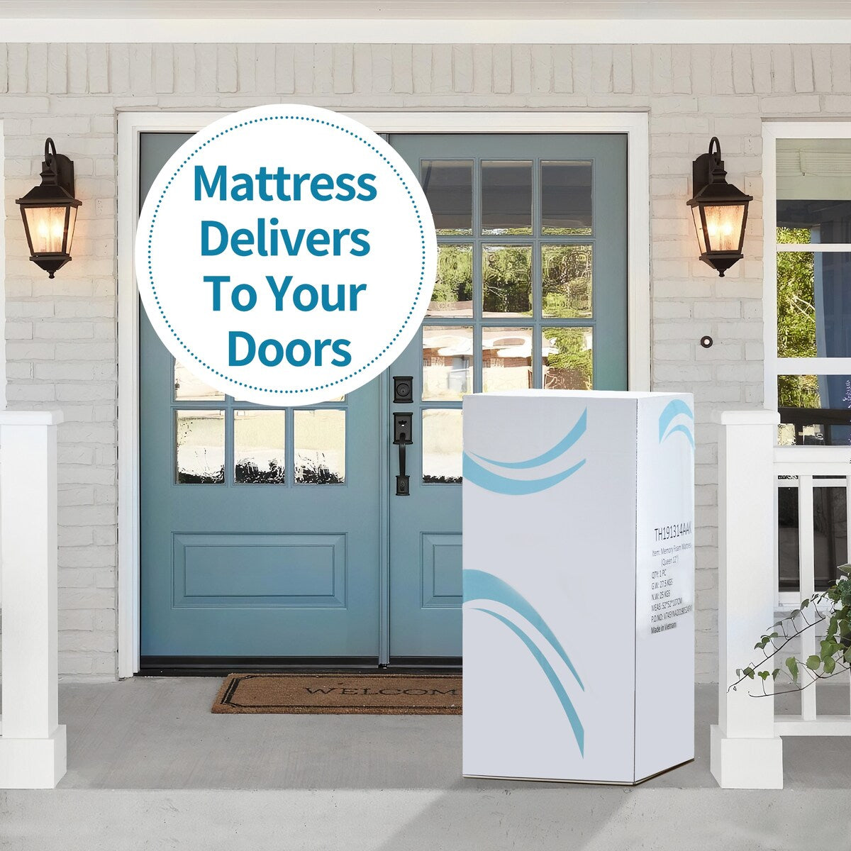 Materasso in memory foam con infusione di gel e carbone da 12 pollici (queen size)