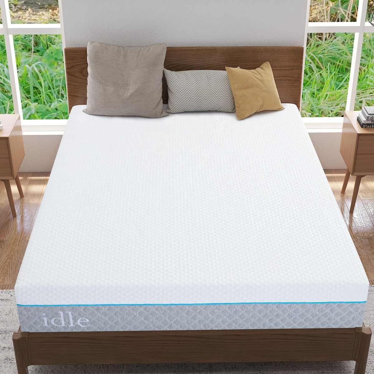 Materasso in memory foam gel da 12 pollici, materasso rinfrescante a media sensazione in una scatola, CertiPUR-US