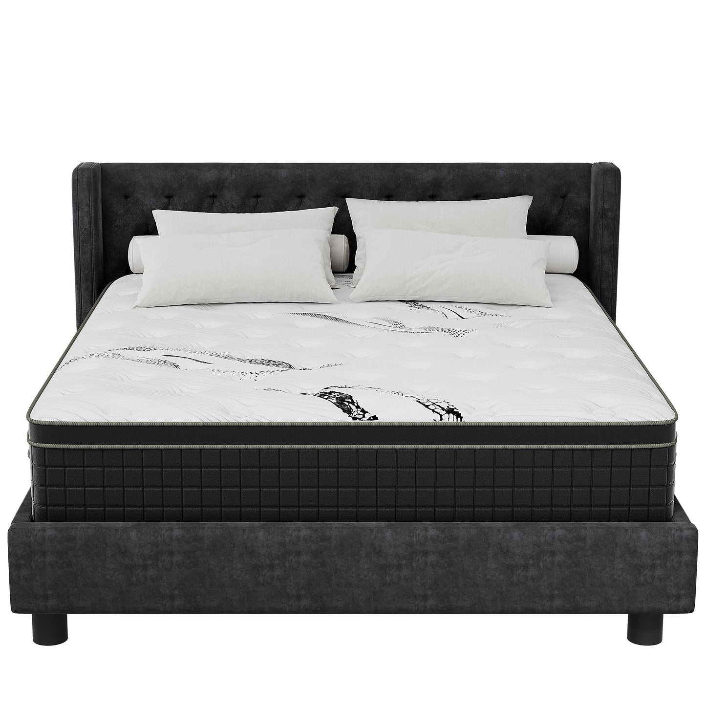 Materasso in memory foam ibrido medio da 12 pollici