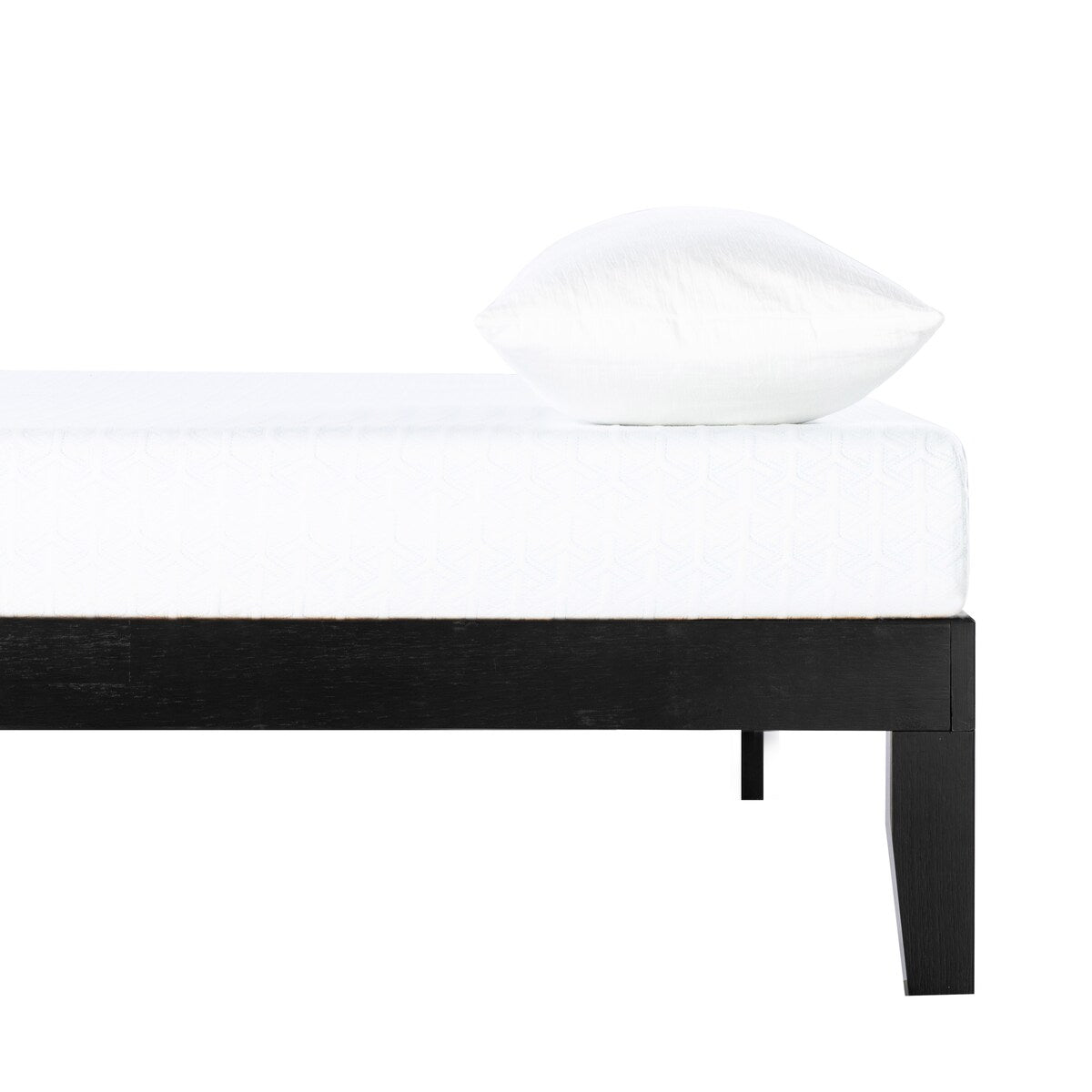 12 Letto a piattaforma classico in legno massello