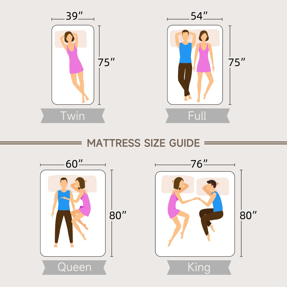 12 Materassi ibridi in memory foam con infusione di gel rinfrescante e molle