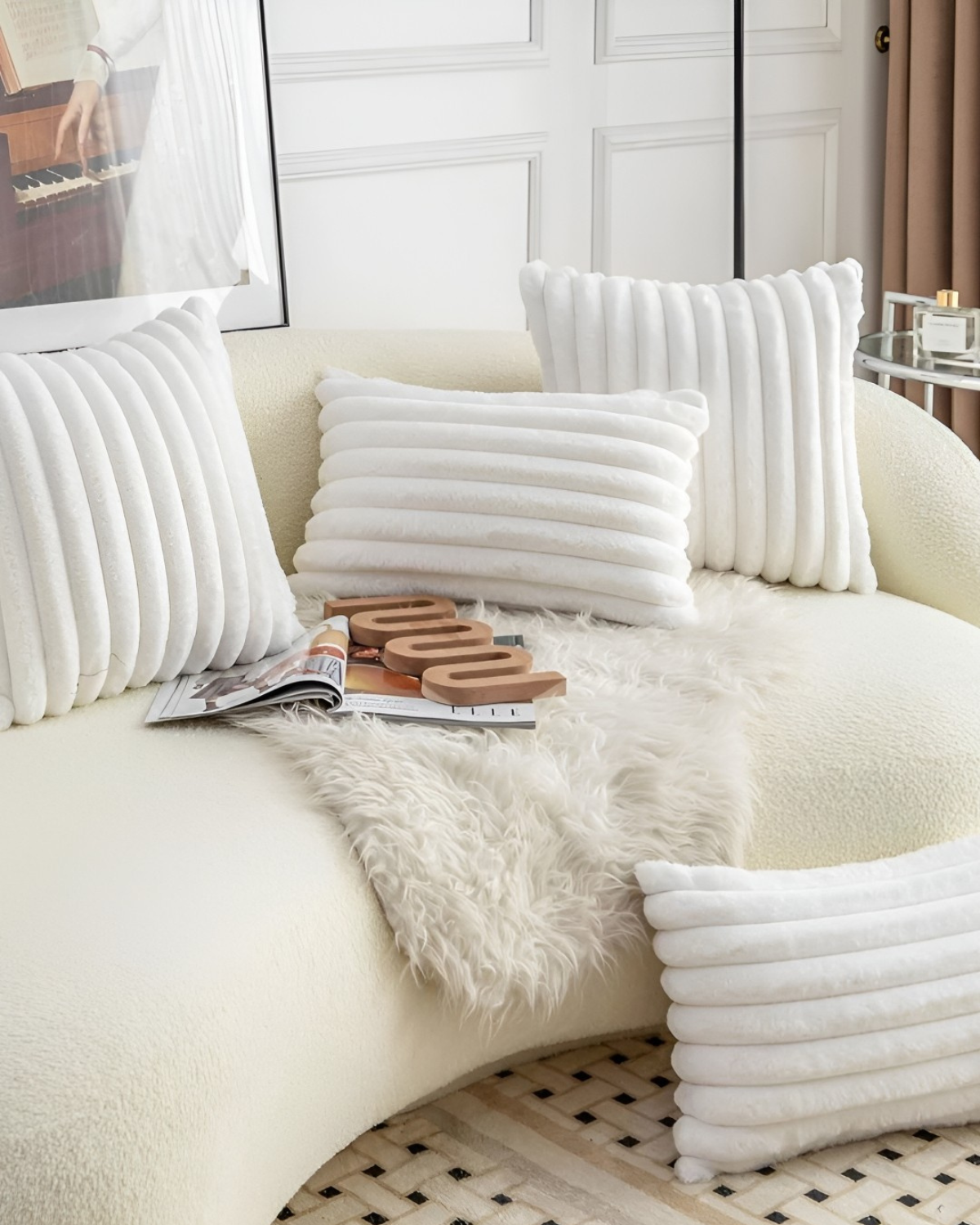 Federa per cuscino Zenara (set da 2)