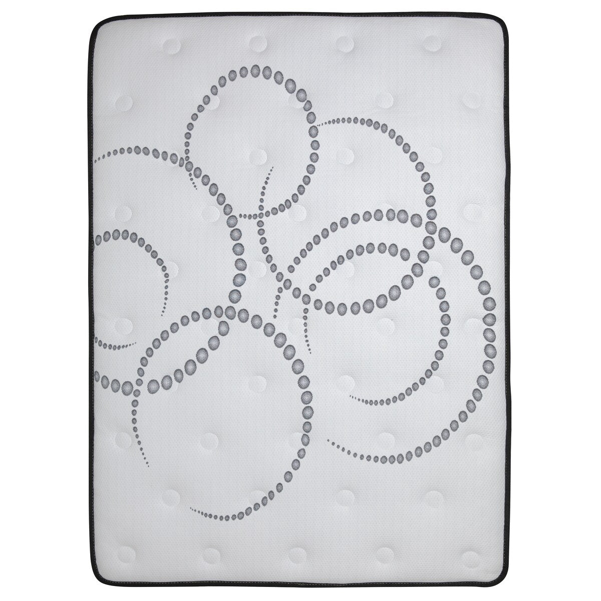 Materasso in schiuma e molle insacchettate 12 pezzi, materasso in scatola - Materasso Premium - Bianco