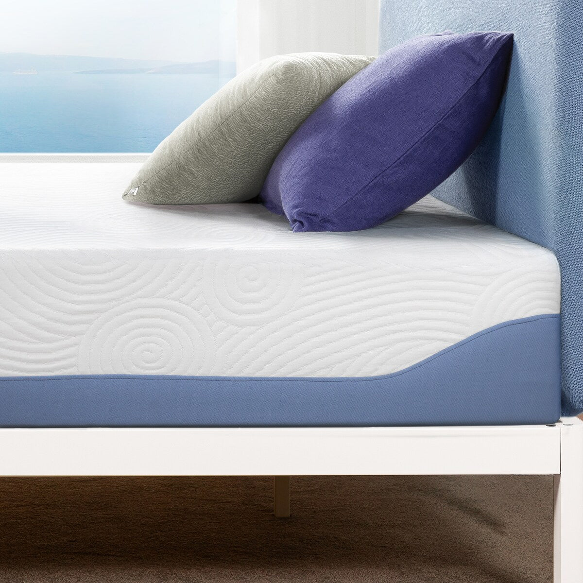 Materasso in memory foam gel da 12 pollici con fodera di alta qualità