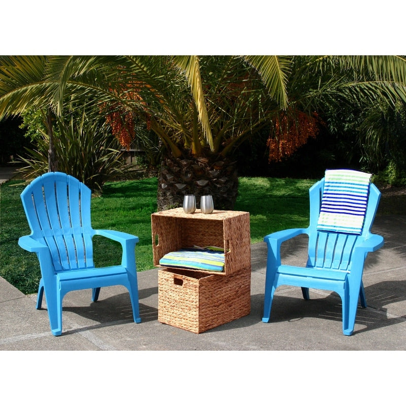 Cestini in vimini di alghe marine, set di 2 manici ritagliati