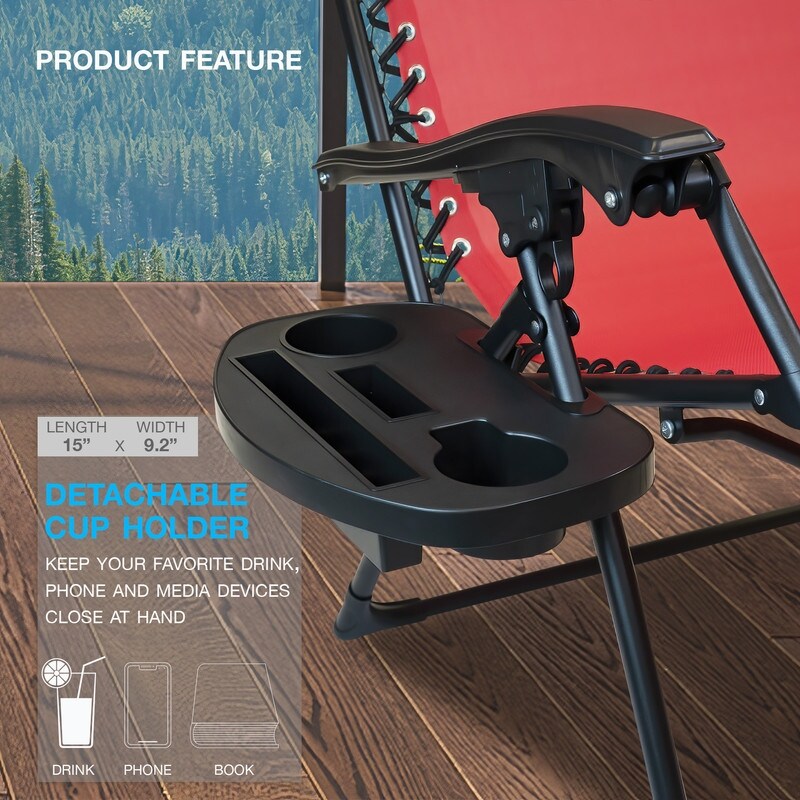 Sedia Sun-Ray Zero Gravity Oversize da 1 pezzo