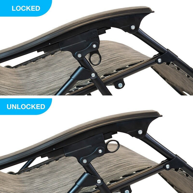 Sedia Sun-Ray Zero Gravity Oversize da 1 pezzo