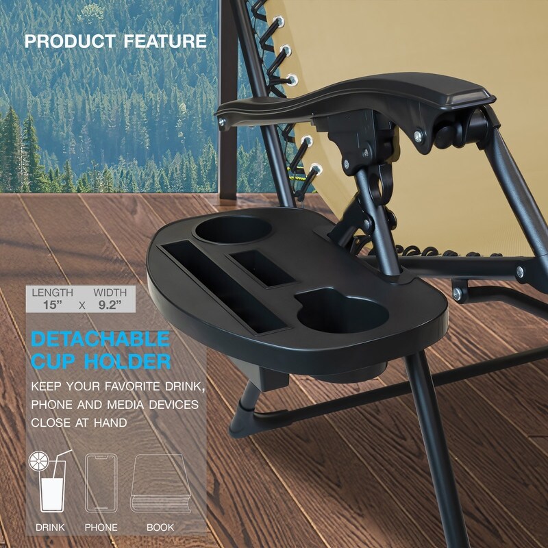 Sedia Sun-Ray Zero Gravity Oversize da 1 pezzo