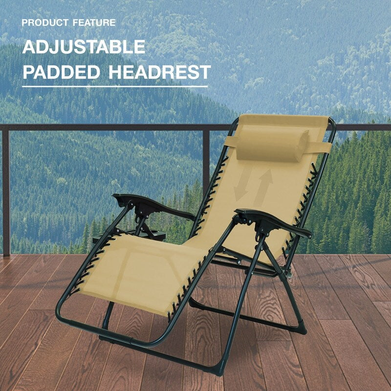 Sedia Sun-Ray Zero Gravity Oversize da 1 pezzo