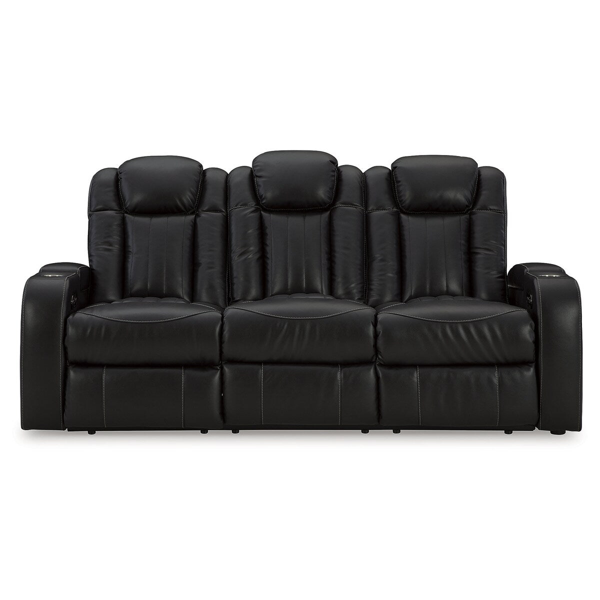 Divano reclinabile Signature Design by Ashley Caveman Den Midnight Power - 86 L x 42 P x 42 A