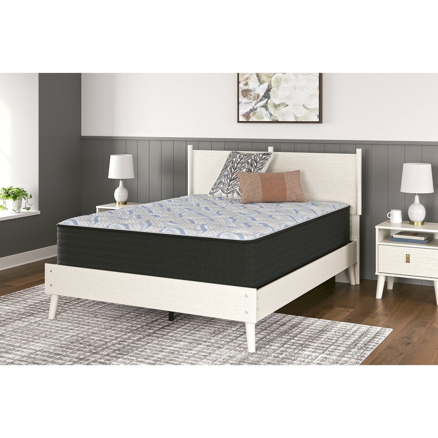 Materasso Signature Design by Ashley Elite Springs Plush Grey/Blue