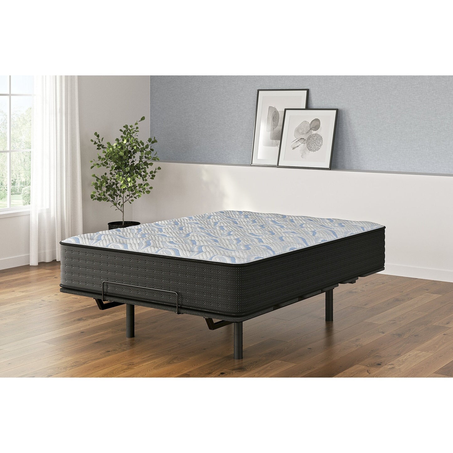 Materasso Signature Design by Ashley Elite Springs Plush Grey/Blue