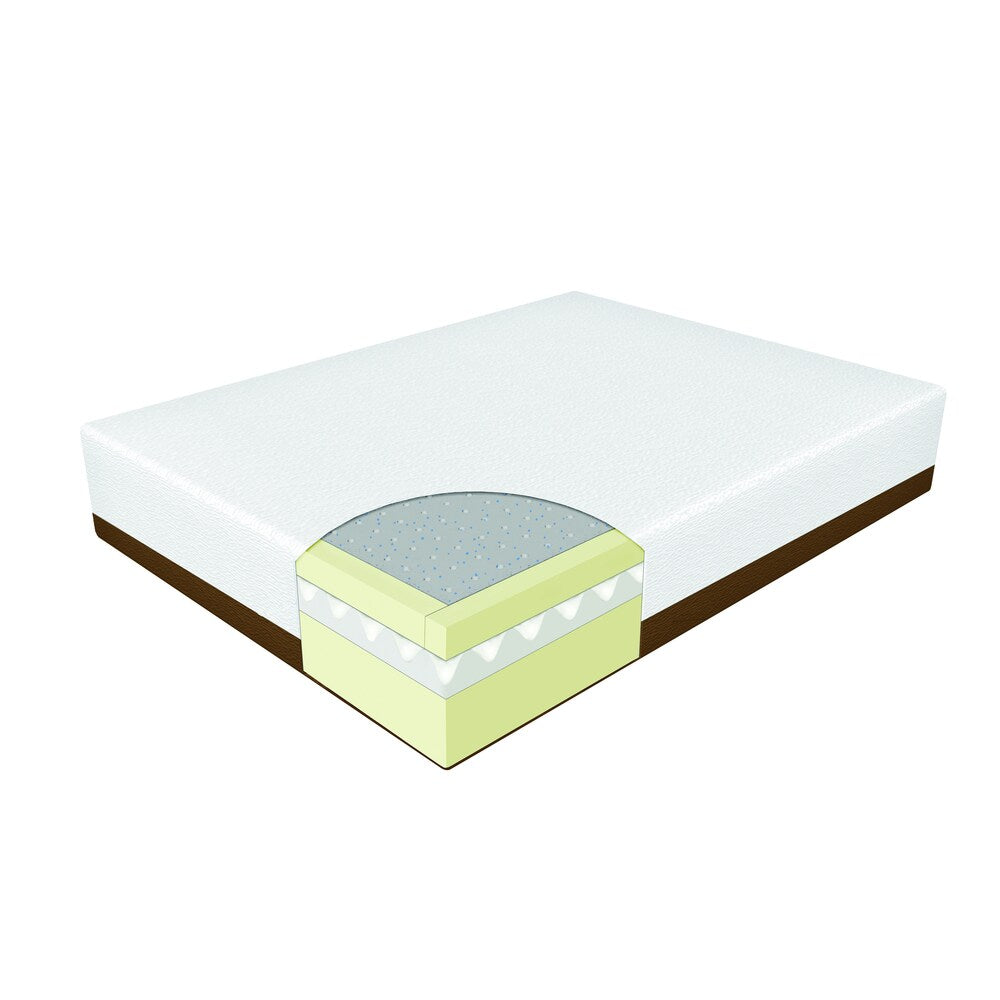 Materasso in memory foam gel Spa Supreme da 12 pollici di dimensioni standard