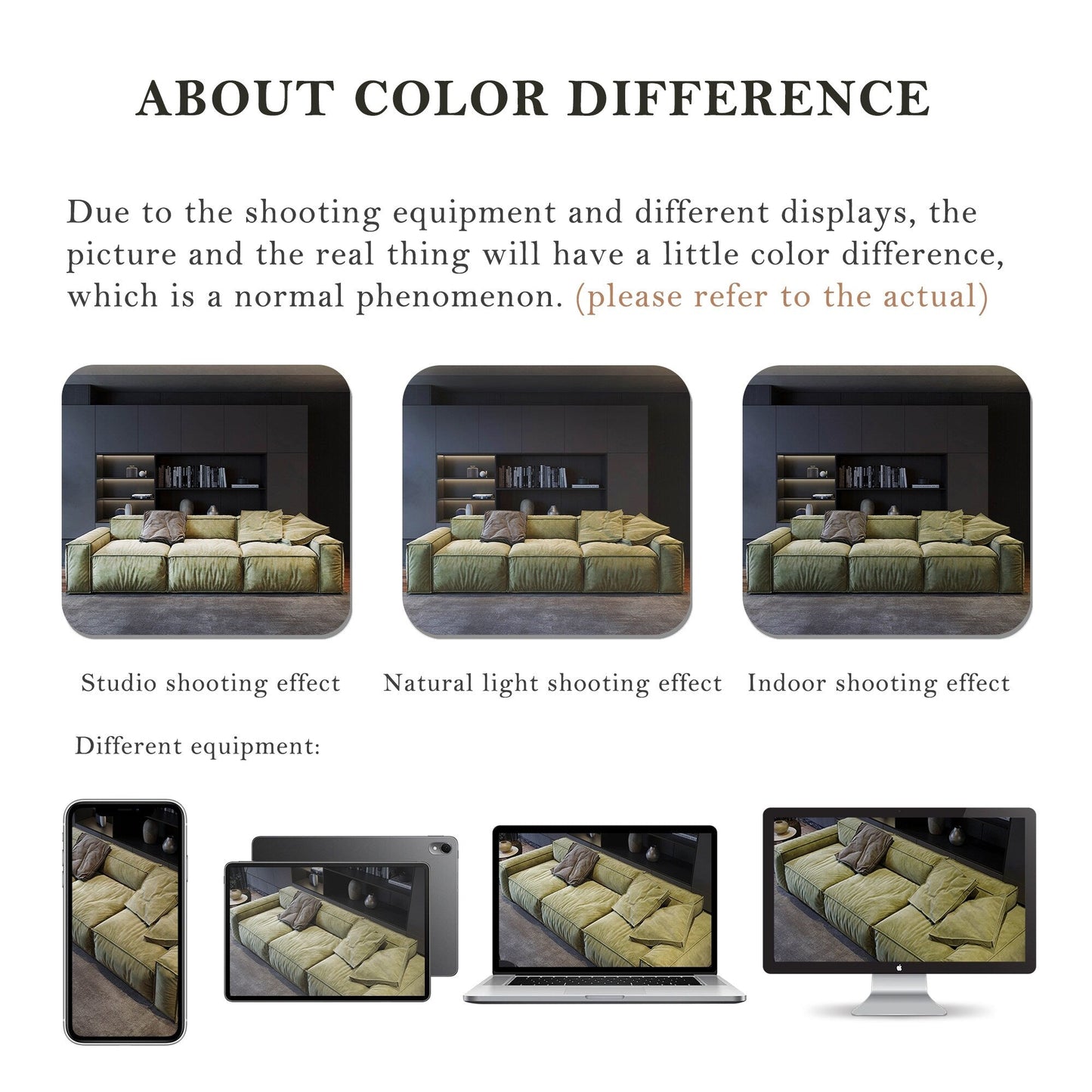 Divano quadrato 110'' Masha Velvet a quattro posti per divano letto da soggiorno