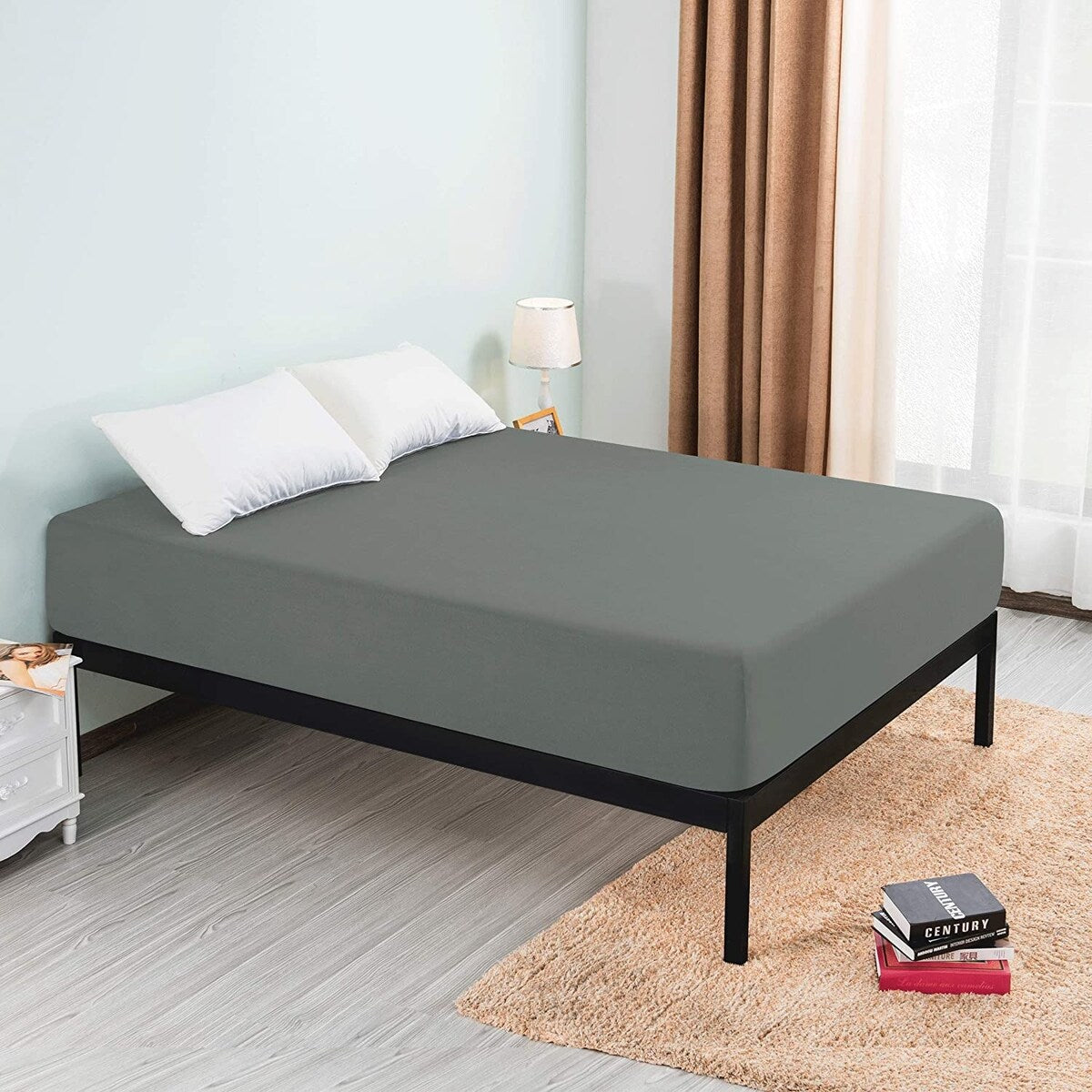 Lenzuolo con angoli con tasca profonda Subrtex Premium Microfibra da 15 pollici