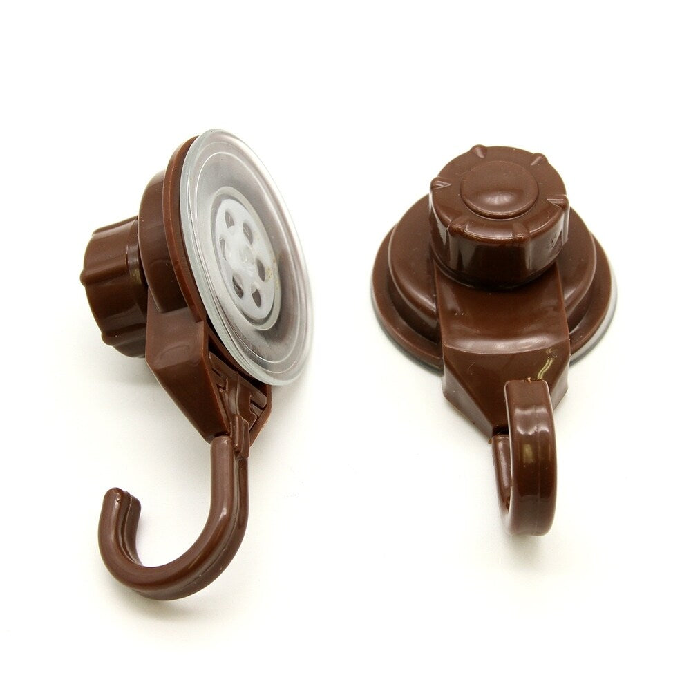 Ganci a ventosa per doccia e cucina, organizer per pareti in luffa, set da 2
