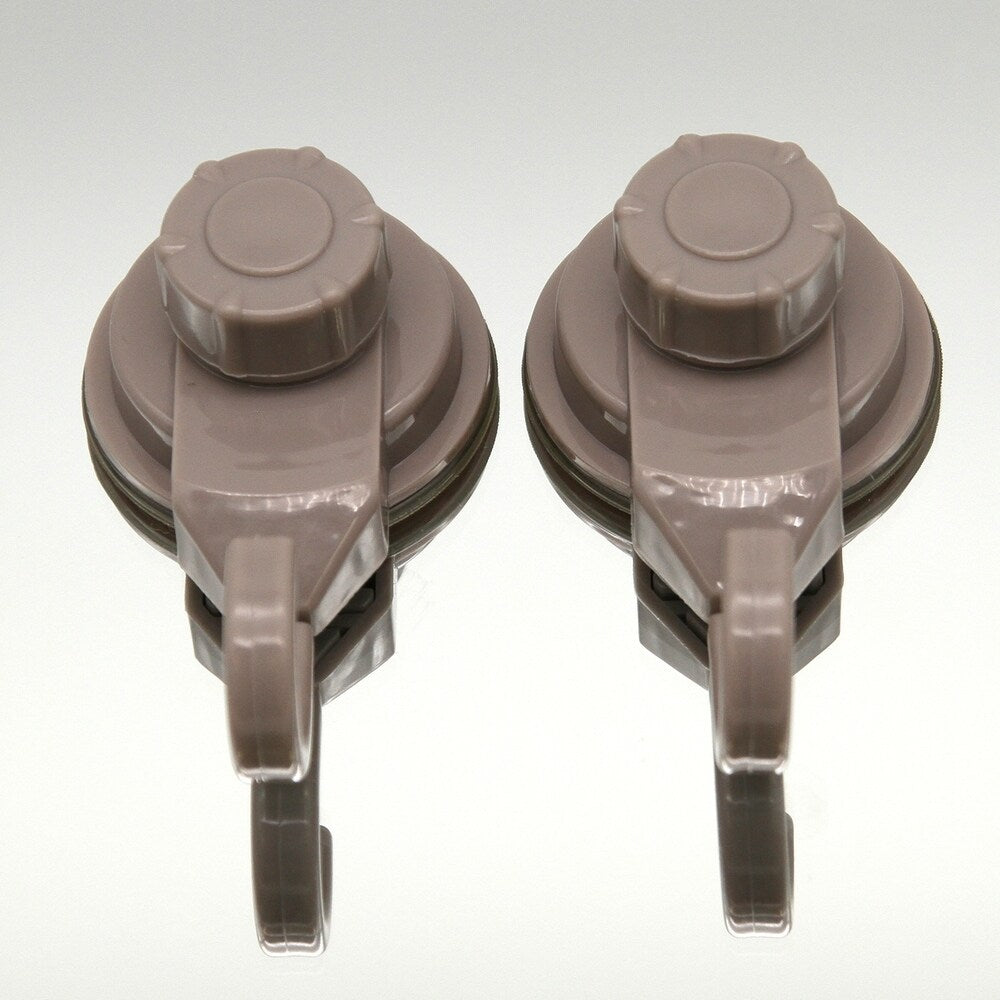 Ganci a ventosa per doccia e cucina, organizer per pareti in luffa, set da 2