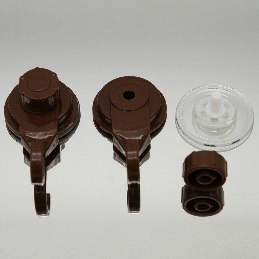 Ganci a ventosa per doccia e cucina, organizer per pareti in luffa, set da 2