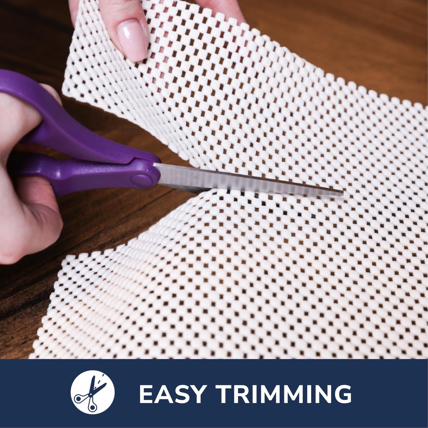 Tappetino antiscivolo Super Grip di Slip-Stop - Avorio