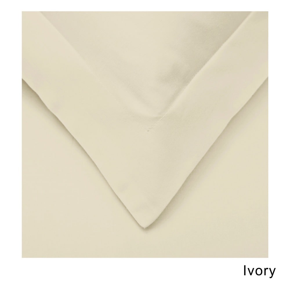 Set copripiumino in raso di cotone pettinato di qualità superiore a 400 fili