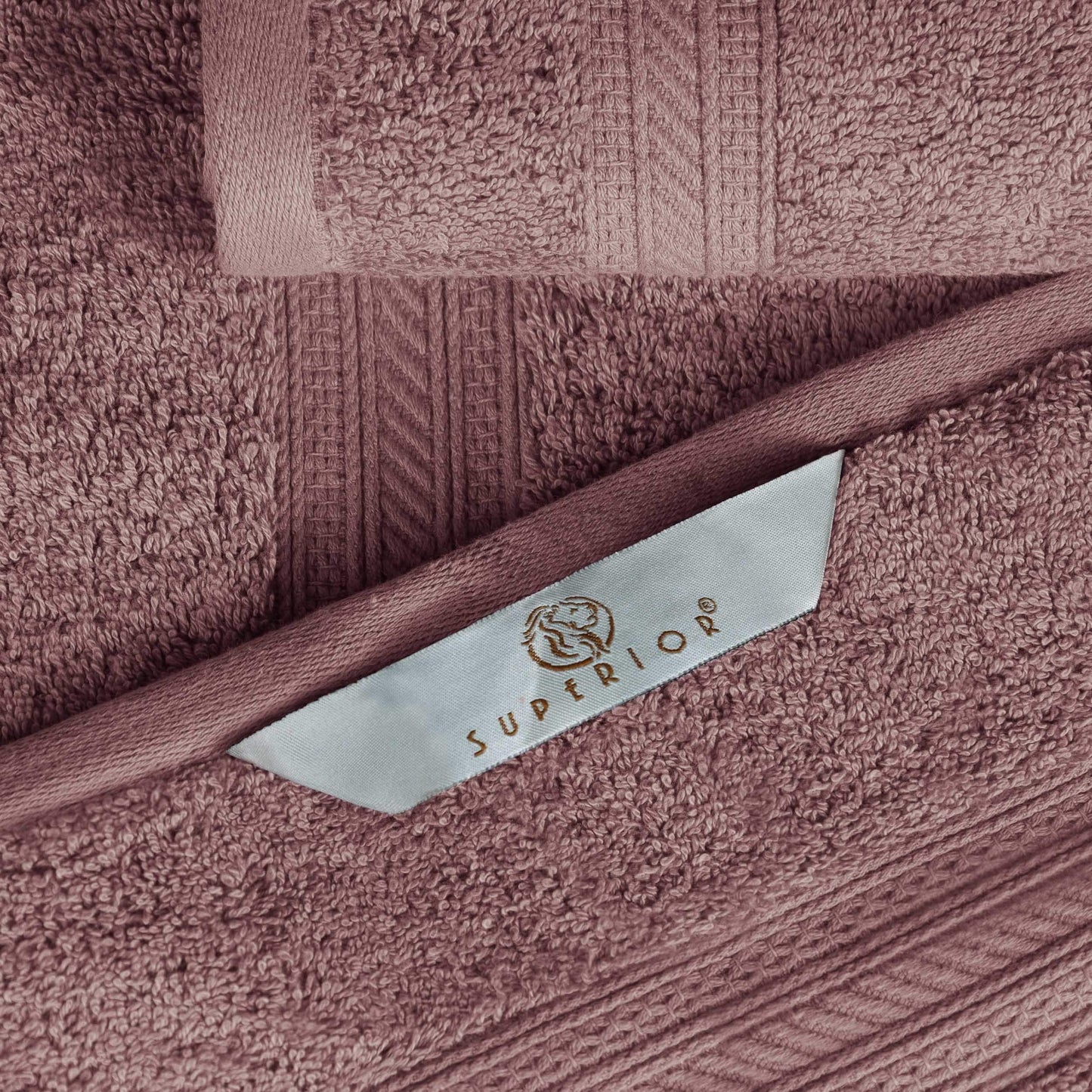 Set di asciugamani di qualità superiore in cotone pettinato a fibra lunga, 6 pezzi