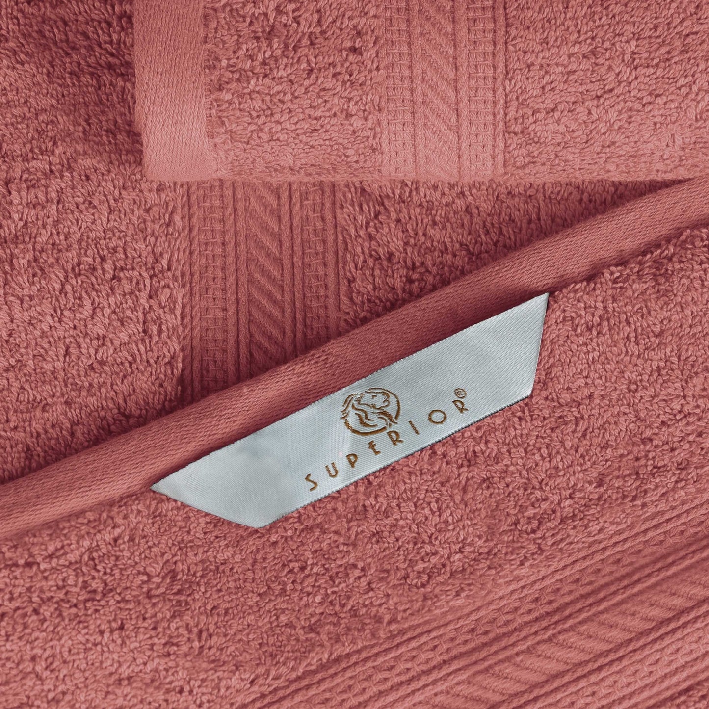 Set di asciugamani di qualità superiore in cotone pettinato a fibra lunga, 6 pezzi