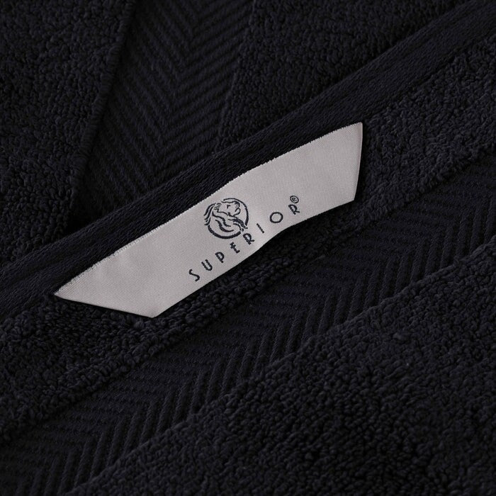 Asciugamano da bagno in cotone assorbente Zero Twist di qualità superiore (set da 2)