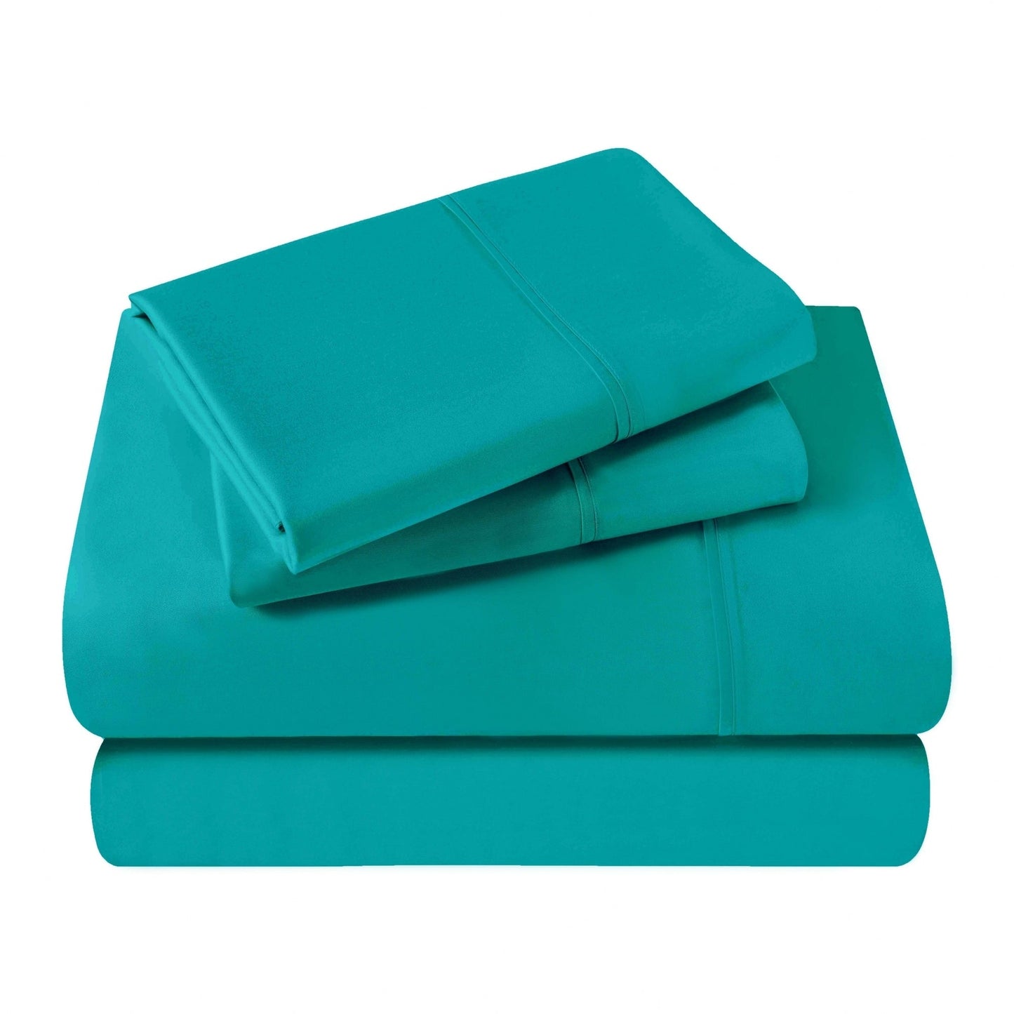 Set di lenzuola con tasche profonde in cotone egiziano di qualità superiore, 400 fili