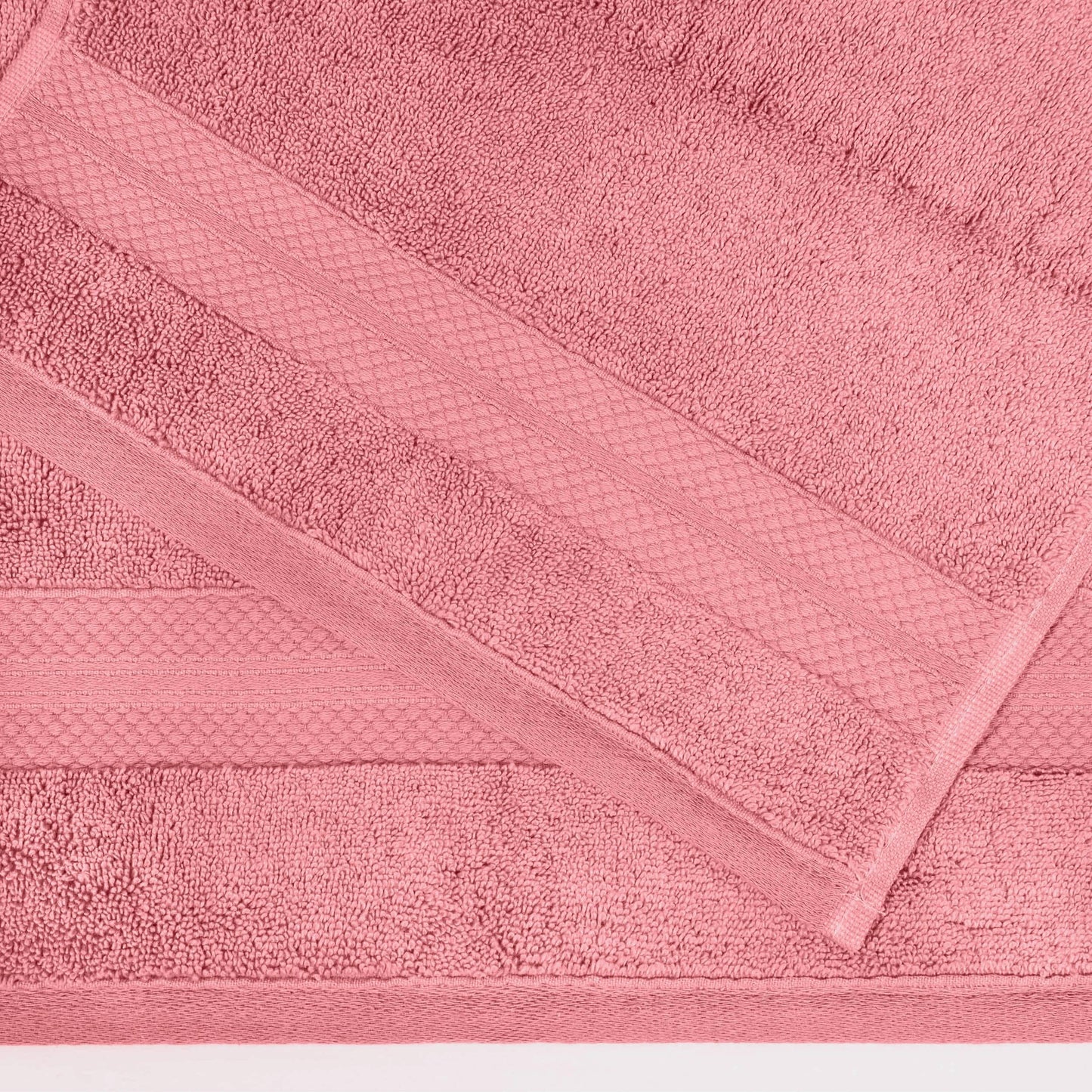 Set di 6 asciugamani in cotone turco di alta qualità, in morbida spugna e pesantezza