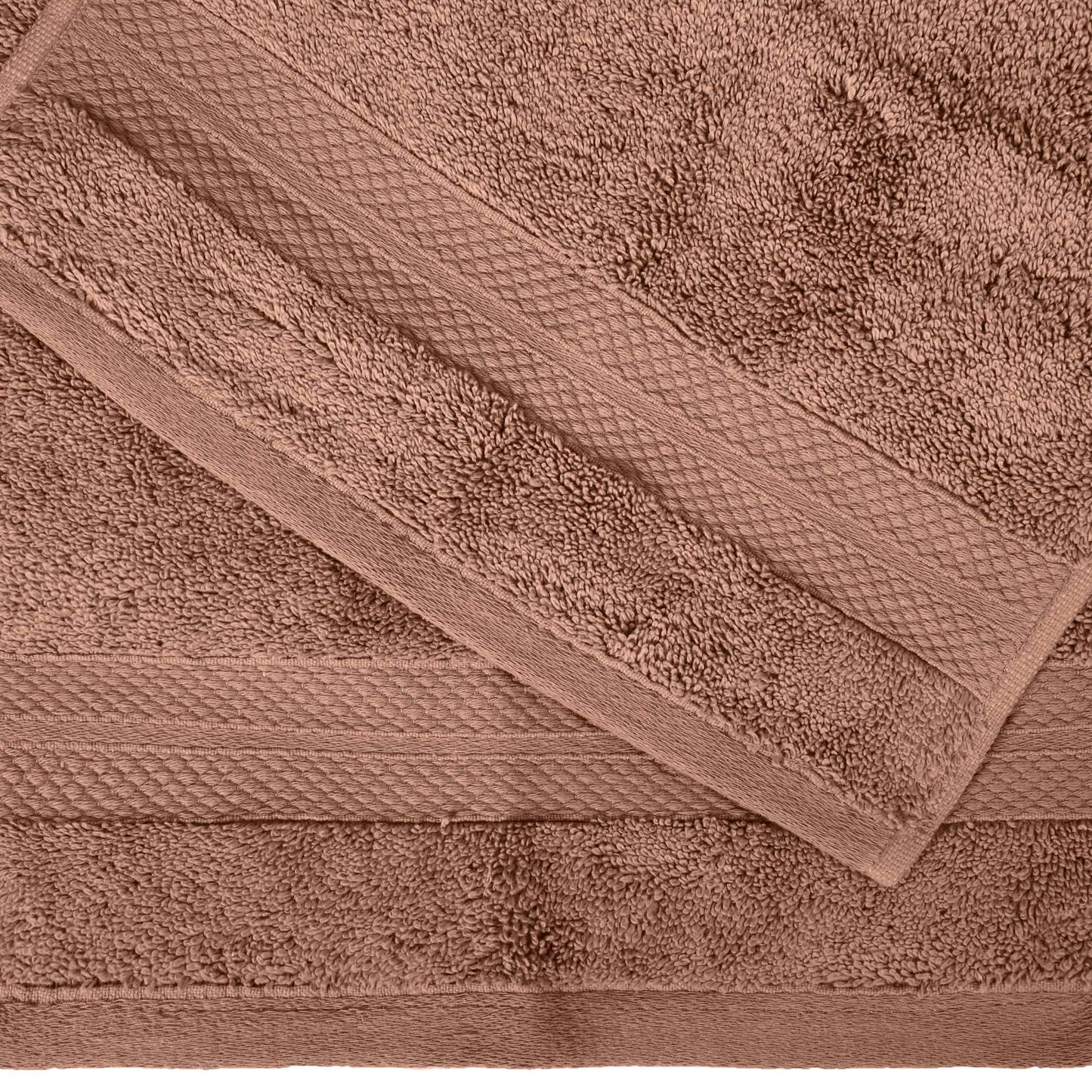 Set di 6 asciugamani in cotone turco di alta qualità, in morbida spugna e pesantezza