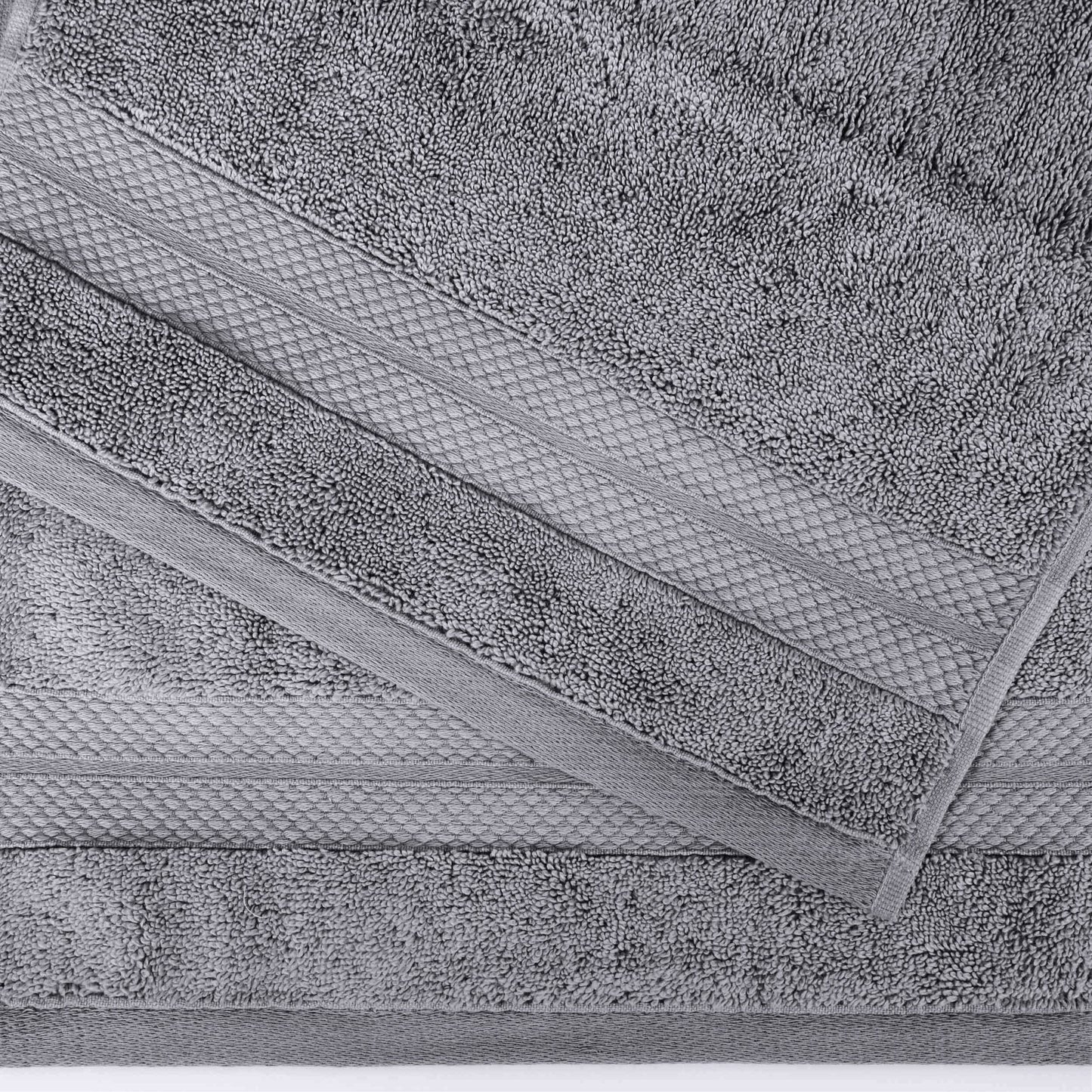 Set di 6 asciugamani in cotone turco di alta qualità, in morbida spugna e pesantezza