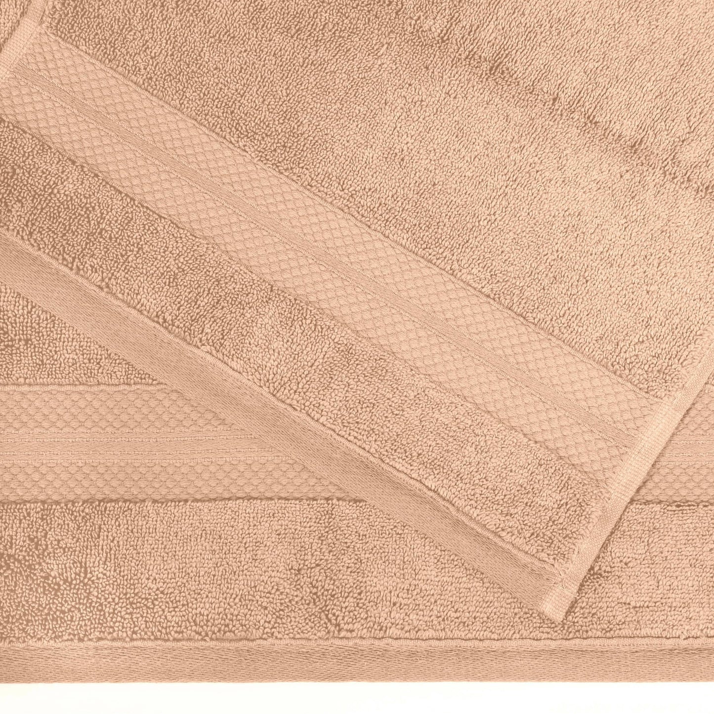 Set di 6 asciugamani in cotone turco di alta qualità, in morbida spugna e pesantezza