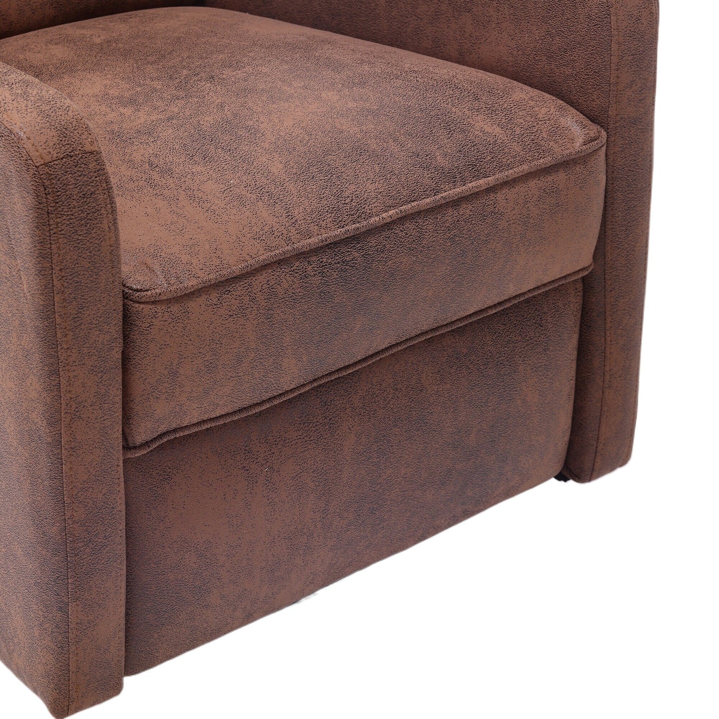 Poltrona reclinabile girevole a dondolo con rotazione a 360° e reclinazione regolabile