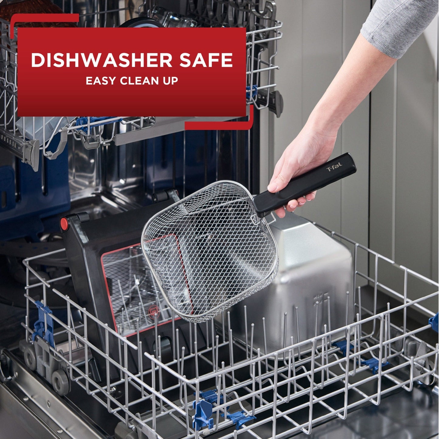 Friggitrice avanzata inodore T-fal con elemento a immersione, capacità olio 3,5 l - 3,5 litri