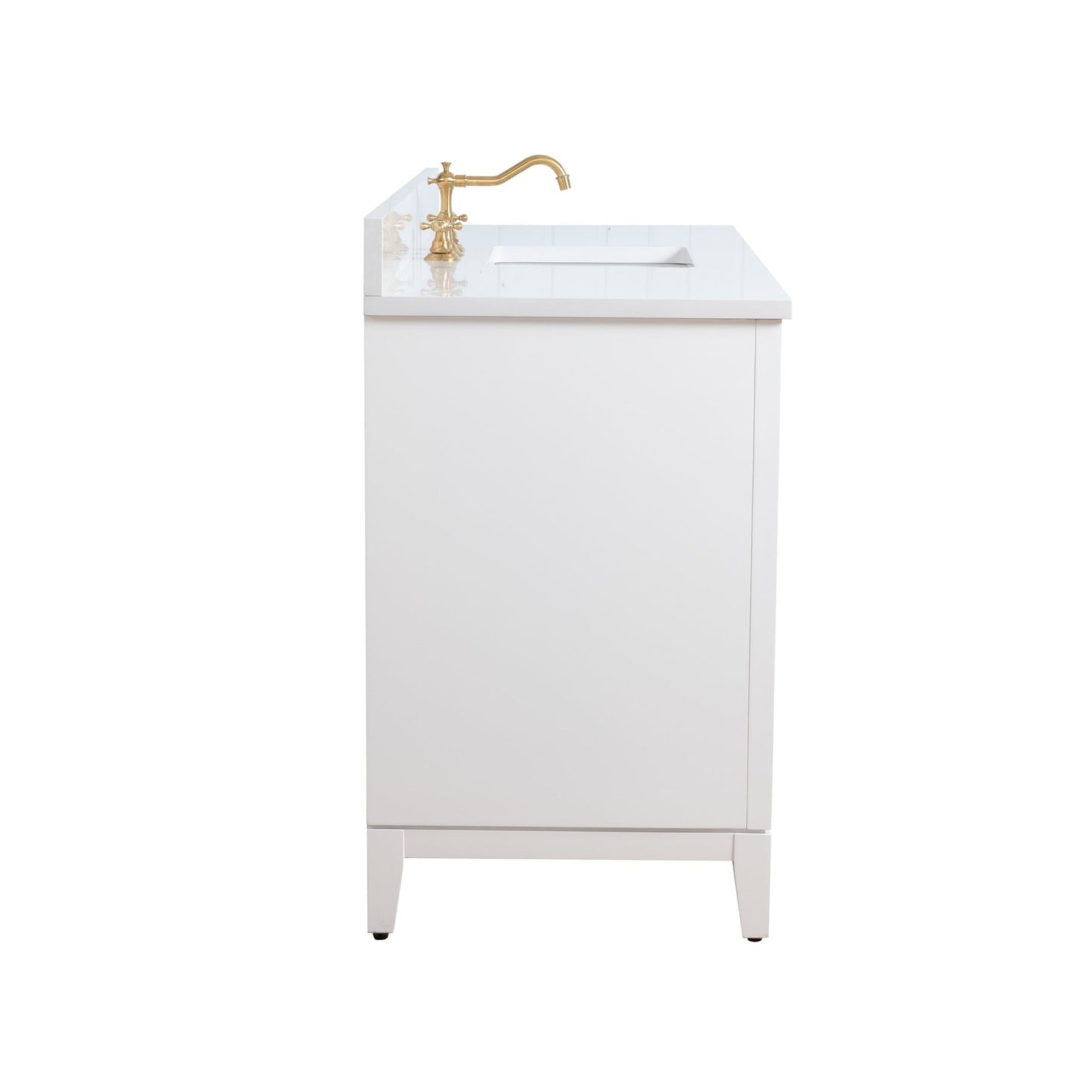 Mobile bagno Vanity Art con lavabo in ceramica e piano in marmo ingegnerizzato