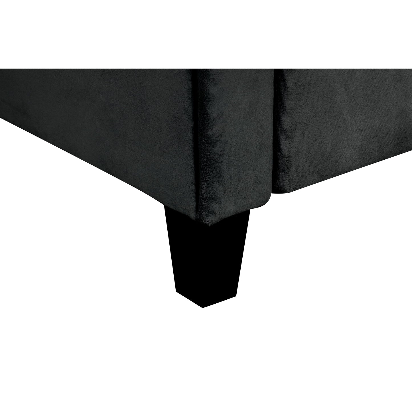 Divano componibile a 3 posti in velluto con cuscini in memory foam