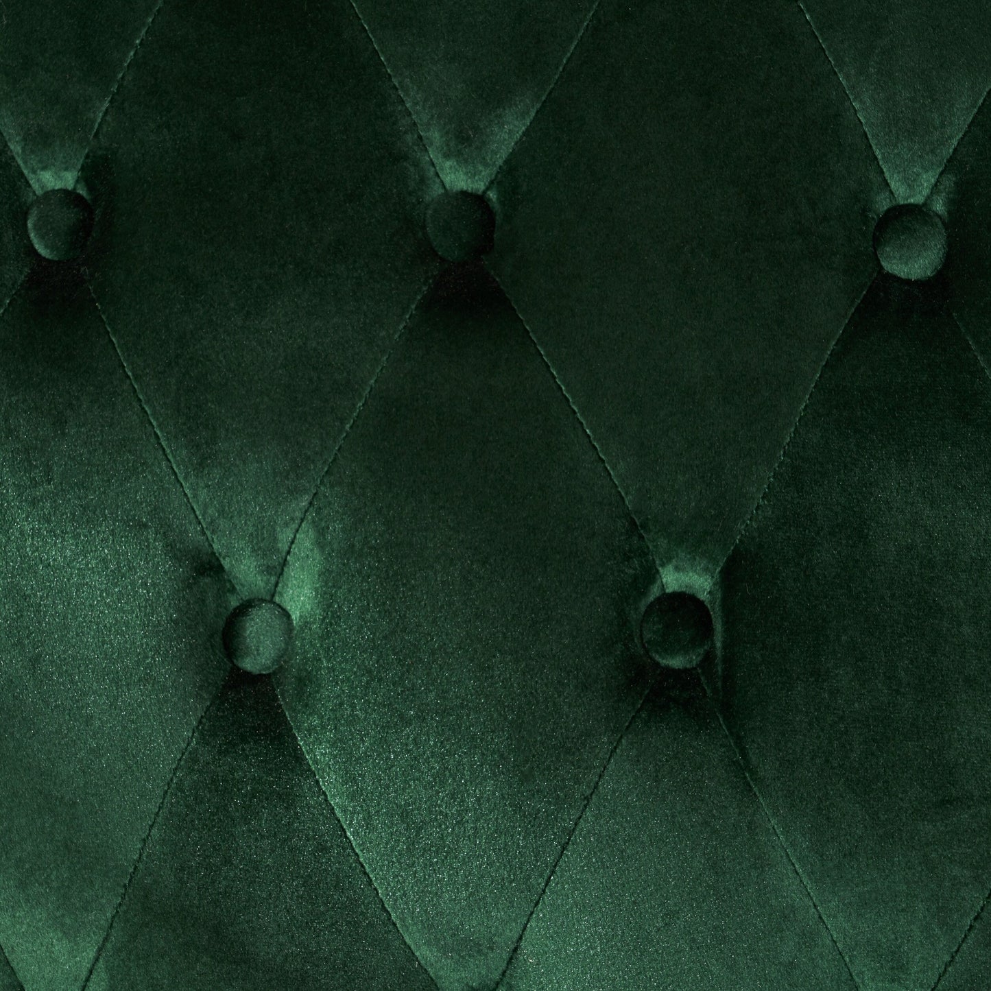 Divano a due posti con schienale alto e bottoni in velluto