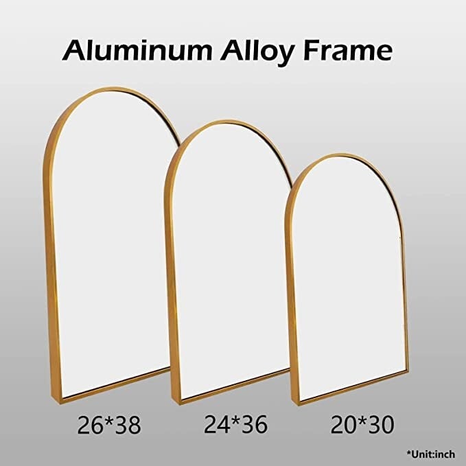 Specchio da parete per bagno ad arco YVANLA