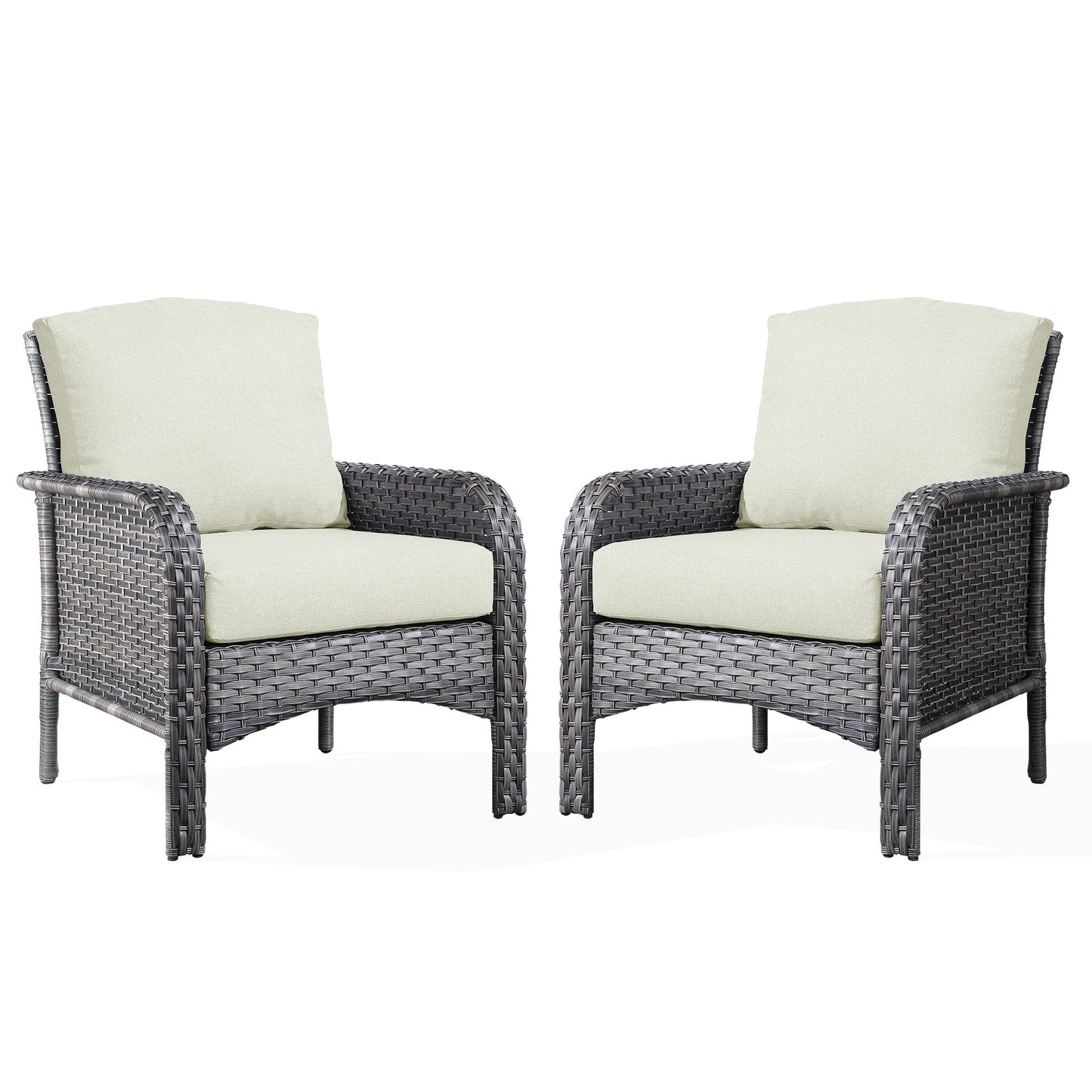 Set di sedie in vimini per esterni XIZZI (set da 2)