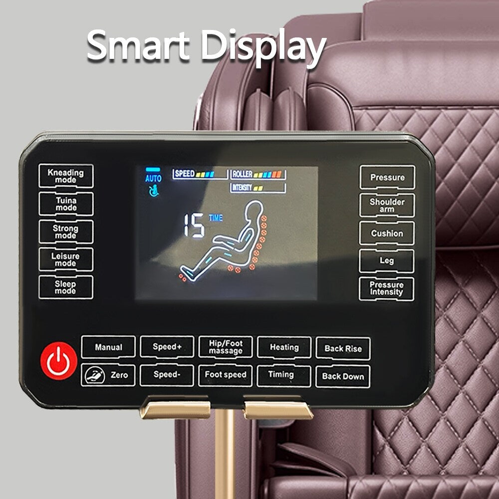 Poltrona reclinabile massaggiante Zero-Gravity con audio Bluetooth