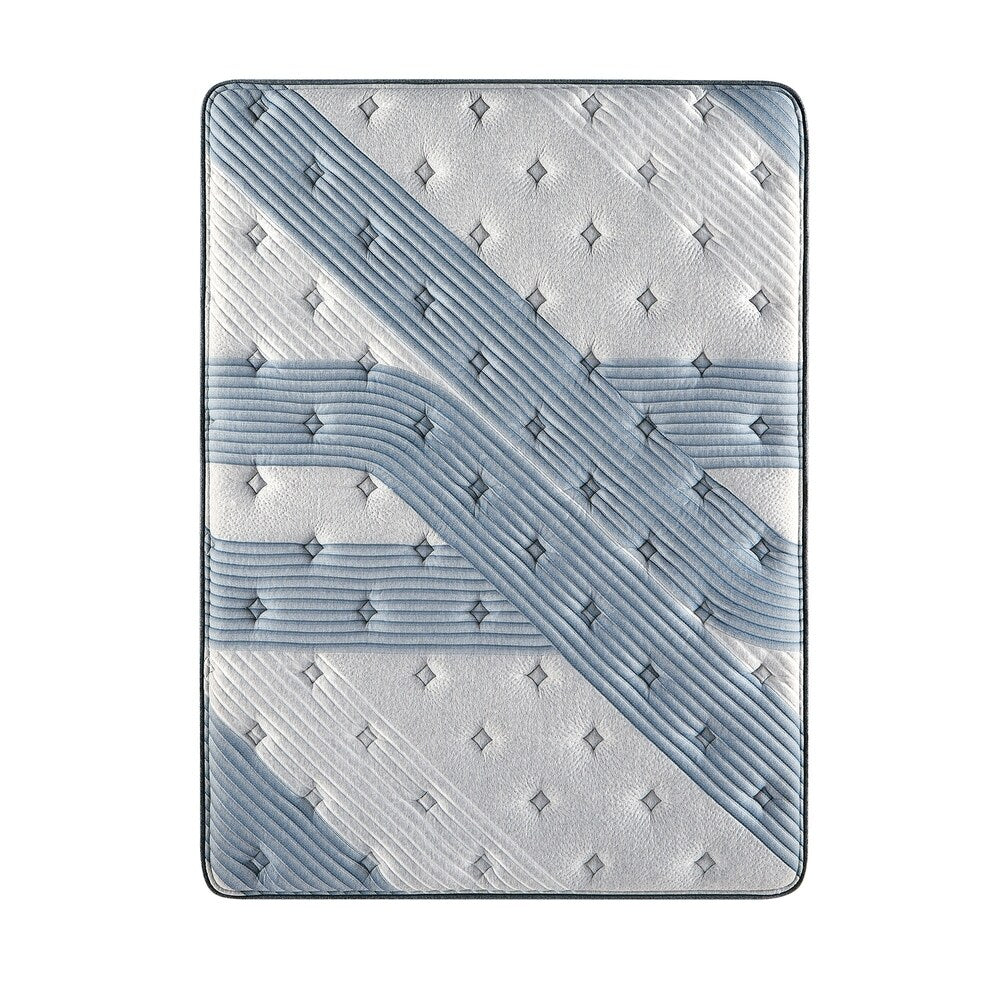 Set di materassi ibridi di lusso Serta iComfort Blue Fusion 1000 da 14 pollici